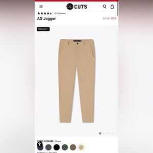 Cuts Clothing AO Joggers - Medium, Waist - 32 inch